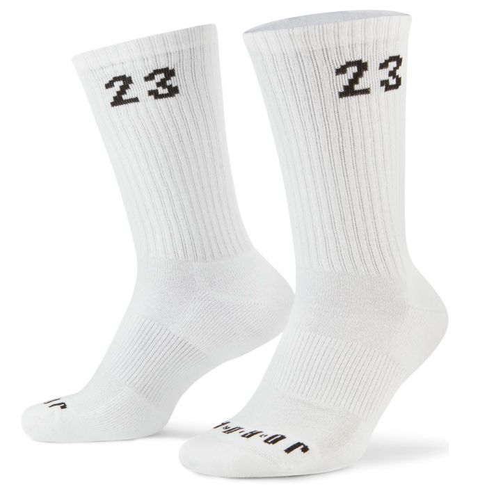 JORDAN Essentials Crew Socks (3 Pairs) DA5718 100 - Shiekh