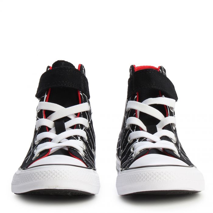 Pre-School Chuck Taylor All Star Spiderweb Easy-On BLACK/WHITE/RED
