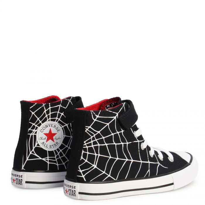 Pre-School Chuck Taylor All Star Spiderweb Easy-On BLACK/WHITE/RED