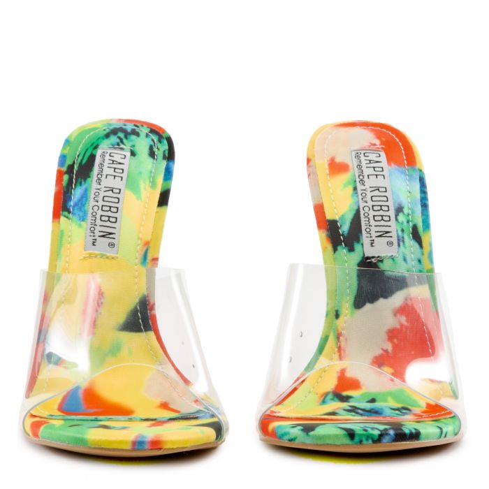 Vikki Clear High Heels Multi