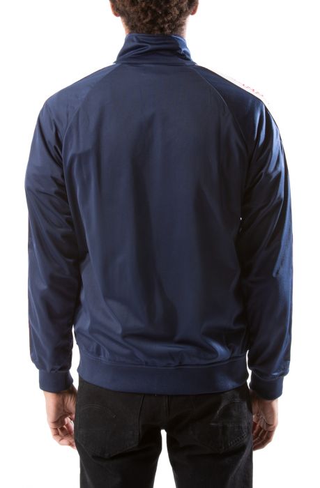 Logo Tape Artem 2 Track Jacket Blue Navy-Pink Lt-Red Cherry