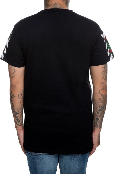 The Florio Rosas Graphic Tee in Black Black