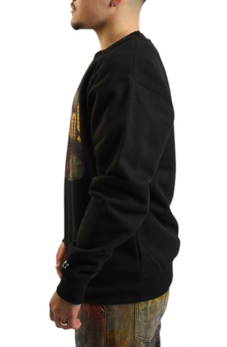 USC FIGHT ON CREWNECK black