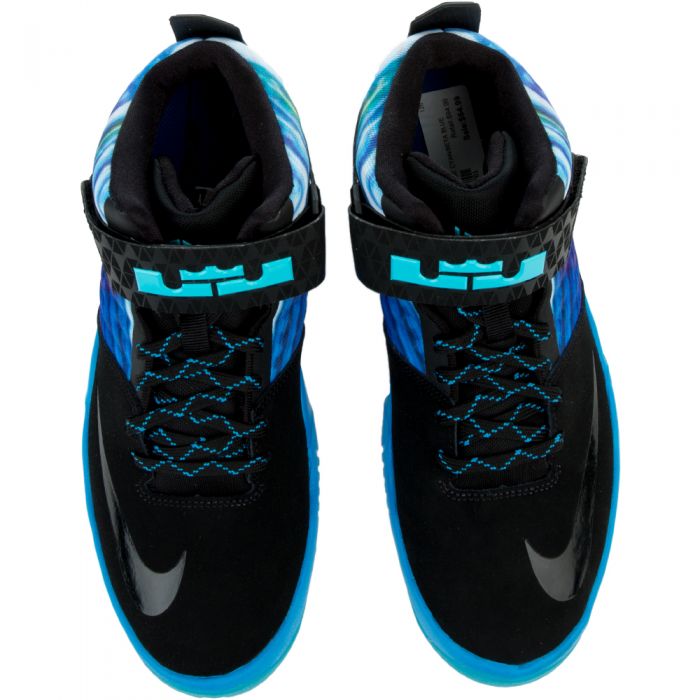 NIKE AIR AKRONITE (GS) BLACK/HERITAGE CYAN/BETA BLUE