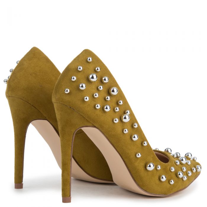 Cape Robbin Tiarra-34 Women's Olive High Heel light olive