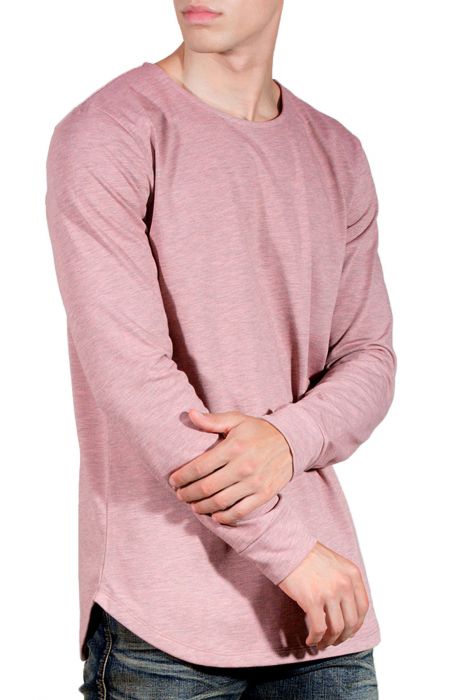 Theydon Lightweight Crew Rose Rosetone