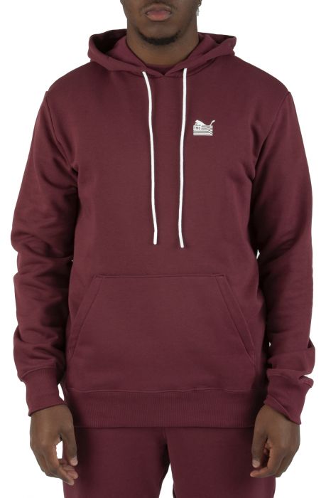 Every Day Hussle Hoodie Burgundy