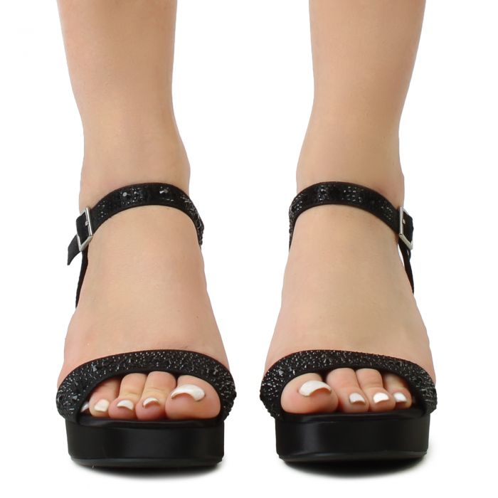 Cerro- Satin Dress Shoe  Black