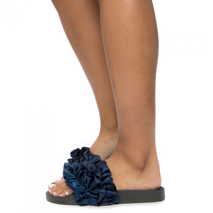 Women's Cozy-21M Slides Navy