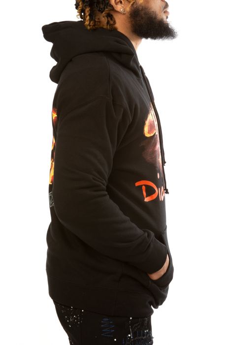 Burnout Crew Hoodie Black