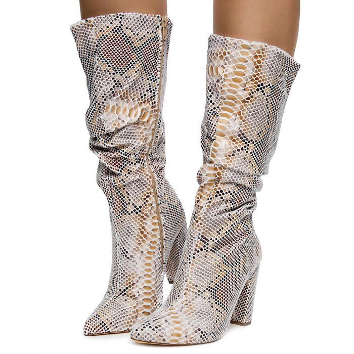 Women's Hariot-1 Half Calf Boot Beige