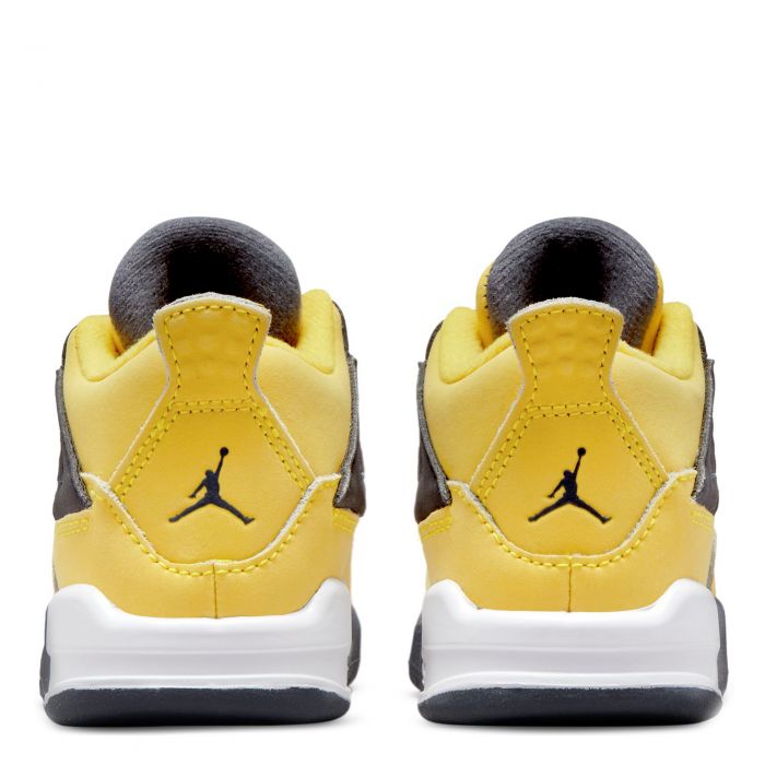 jordan 4 retro td black white tour yellow