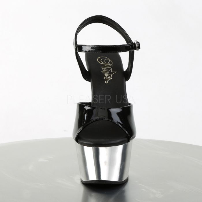 ASPIRE-609 Blk Pat/Slv Chrome
