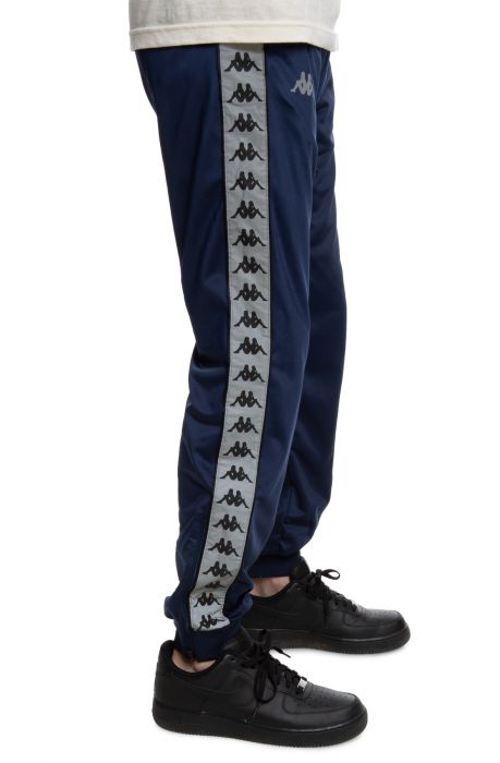 222 Banda Dodo Reflective Track Pants Navy/Grey