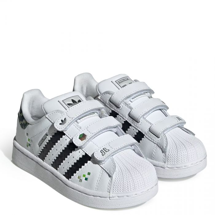 Pre-School Superstar II x Minecraft Cloud White / Core Black