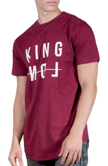 Dalston T-shirt Oxblood Oxblood