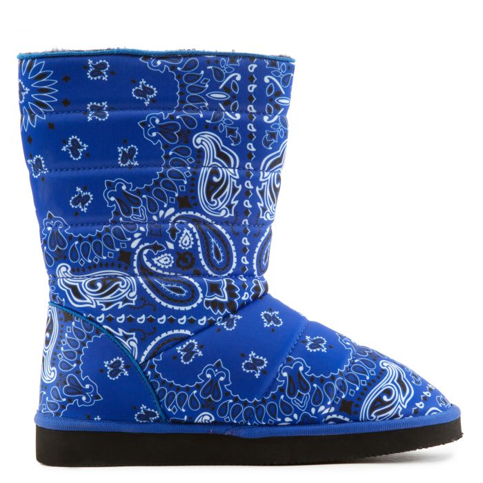 Roxy-2A Flat Booties Blue