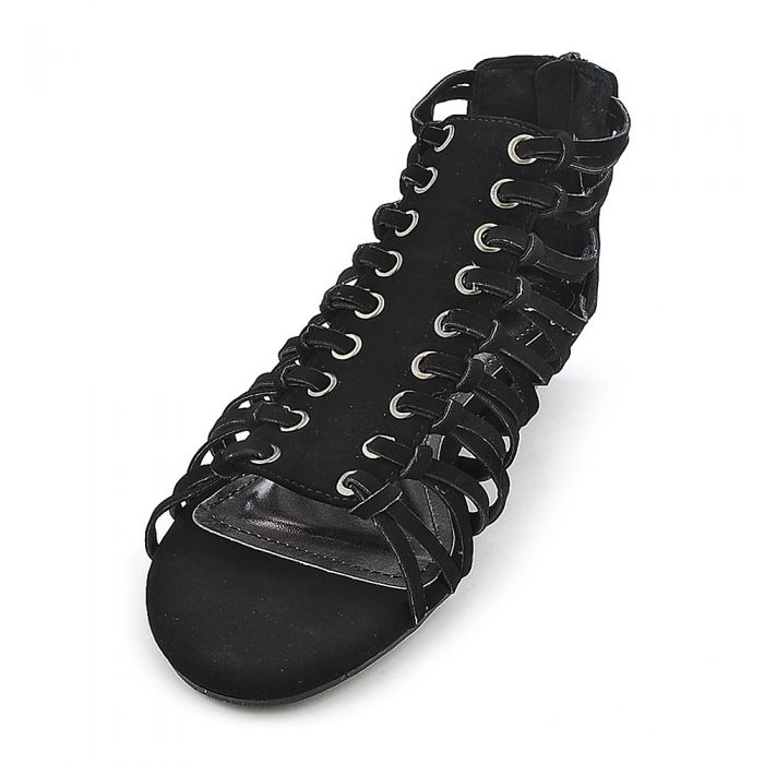 Dalinda-34 Strappy Sandal Black Black