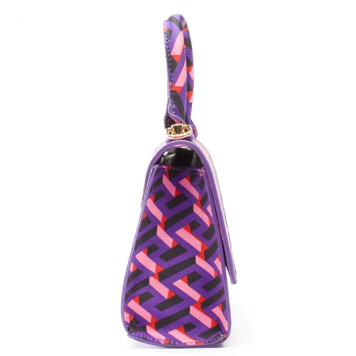 Multi Color Flap Crossbody Bag Multicolored