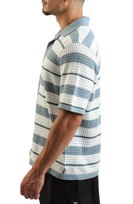 Feldman Sweater Shirt Citadel Blue / White