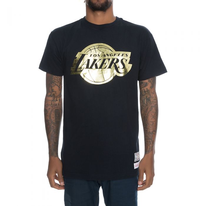 black and gold lakers shirt