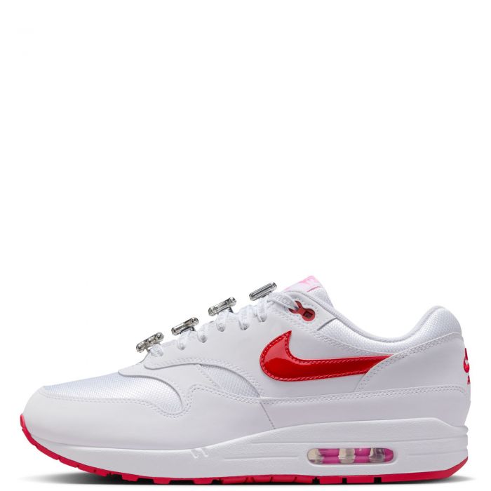 Air Max 1 Premium White/University Red-Playful Pink