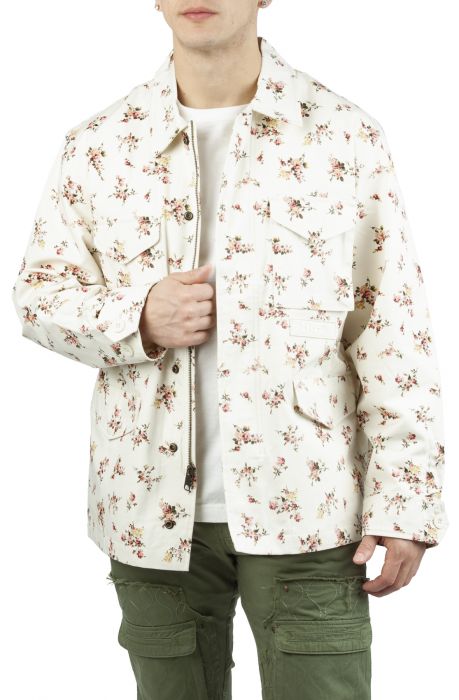 Floral Field Jacket Ivory