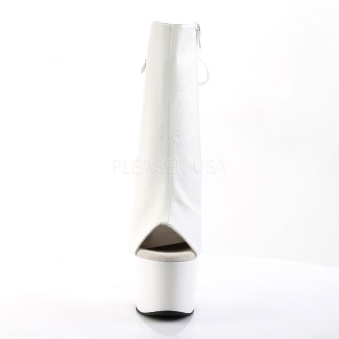 ADORE-1018 Wht Faux Leather/Wht