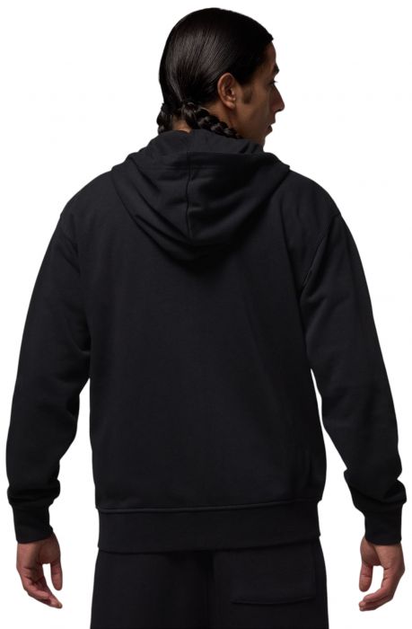 Brooklyn Fleece Full-Zip Hoodie Black/White