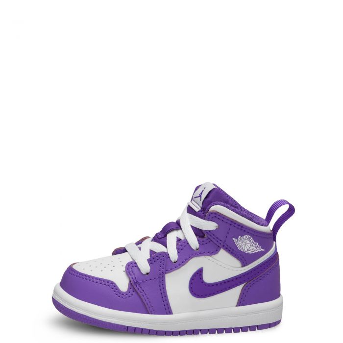 Toddler Jordan 1 Mid Purple Venom/White