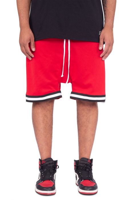 STONEVALE - Scrim Drop Crotch Shorts (RED) Red