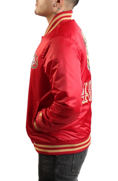 NFL San Francisco 49ers Varsity Jacket  Red/Gold