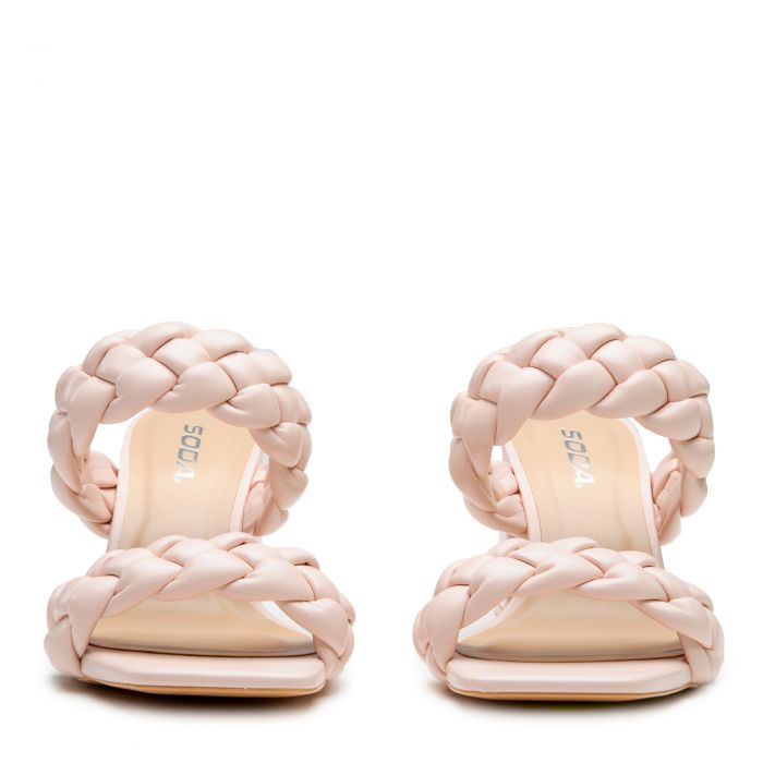 Mostly-S Low Heel Sandals Pink
