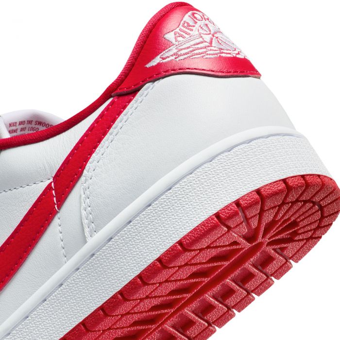 Air Jordan 1 Low OG White/University Red-White