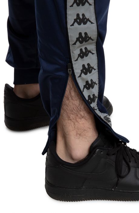 222 Banda Dodo Reflective Track Pants Navy/Grey