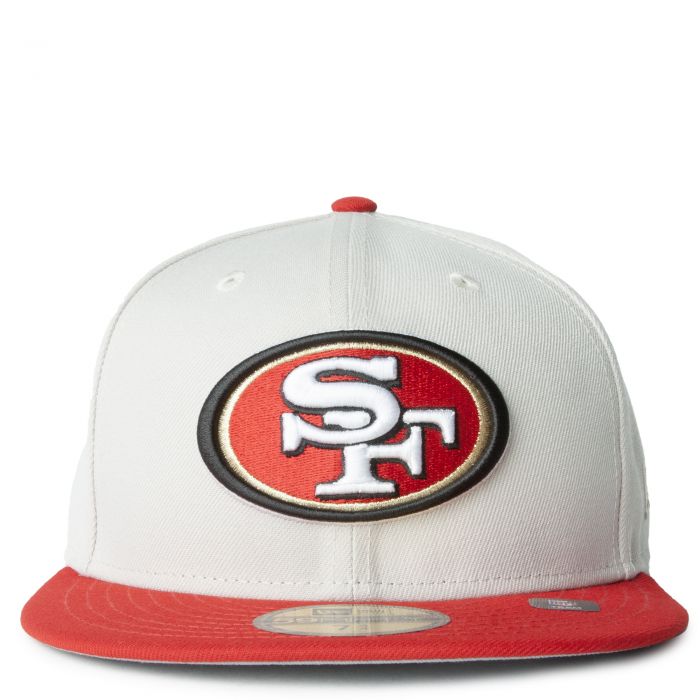San Francisco 49ERS Fitted White/Red