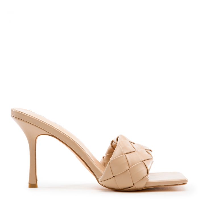 Leasa-01 High Heel Sandals Nude