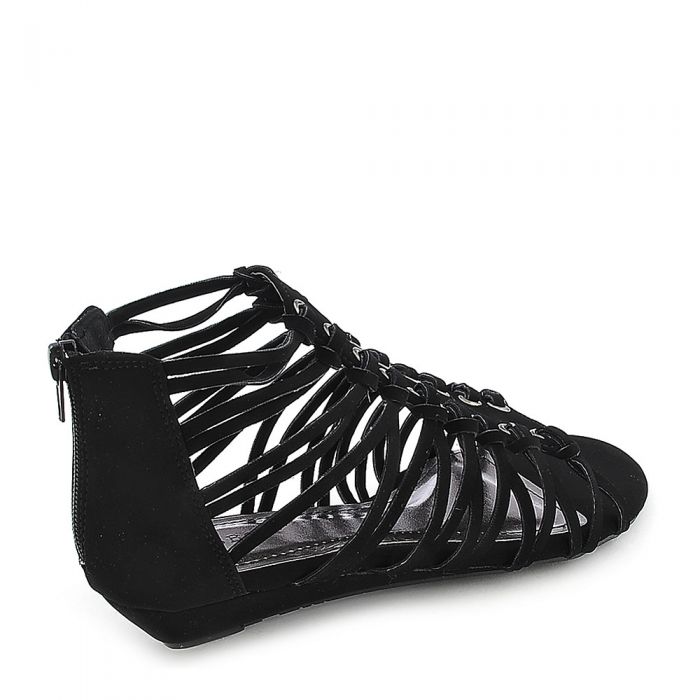 Dalinda-34 Strappy Sandal Black Black