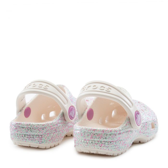 Oyster glitter crocs outlet