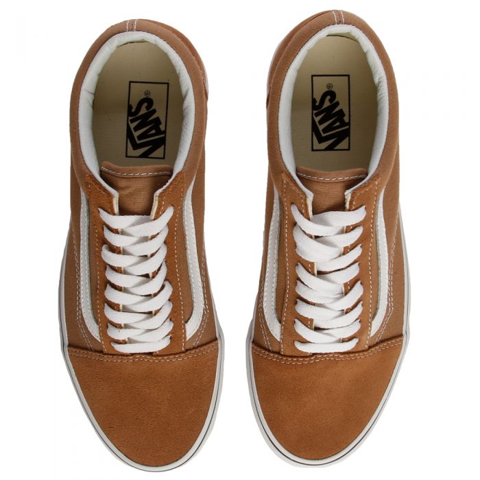 tiger eye tan and white checkered vans