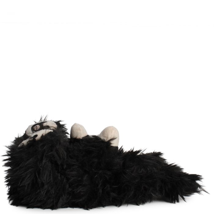 Doll Fuzzy Slippers  Black