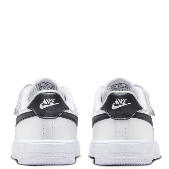 Pre-School Force 1 Low EasyOn White/Black