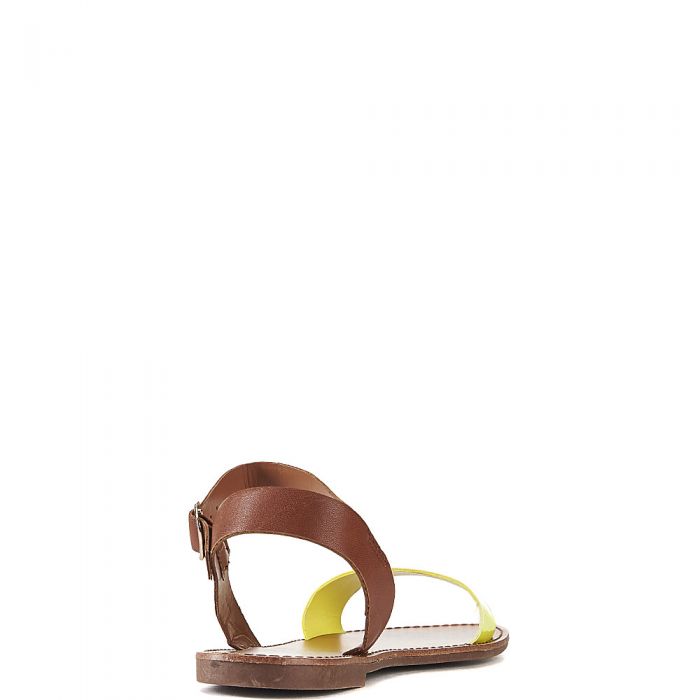 Women's Kylee-13 Slingback Sandal Neon Yellow/Tan