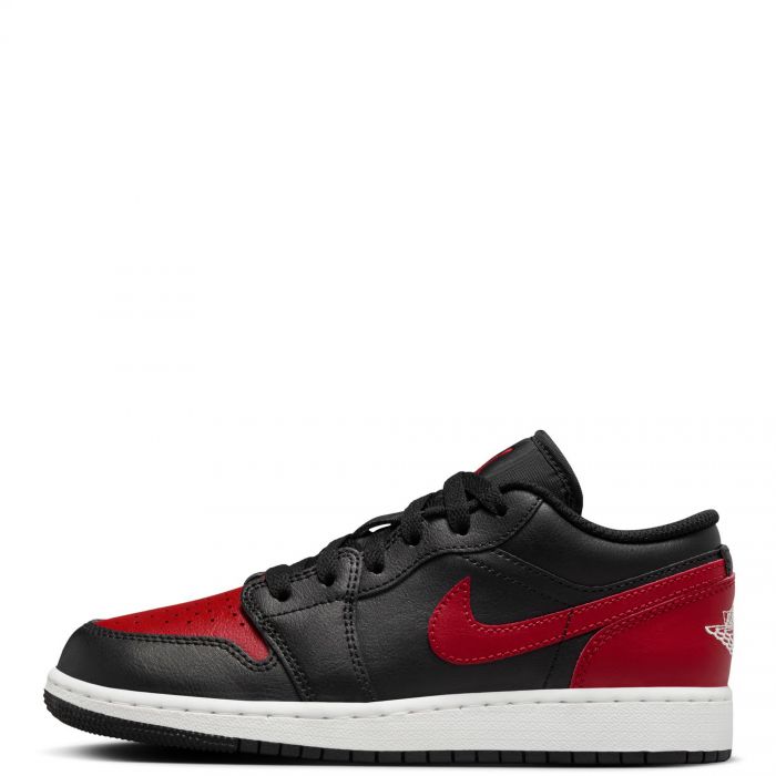 Air Jordan 1 Low GS Grade School Black/Red-Cement, Size 7Y main image 1