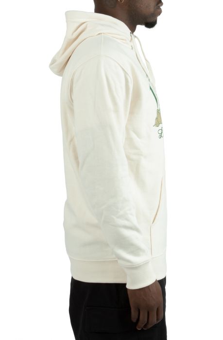 Lizard Pullover Hoodie Antique White