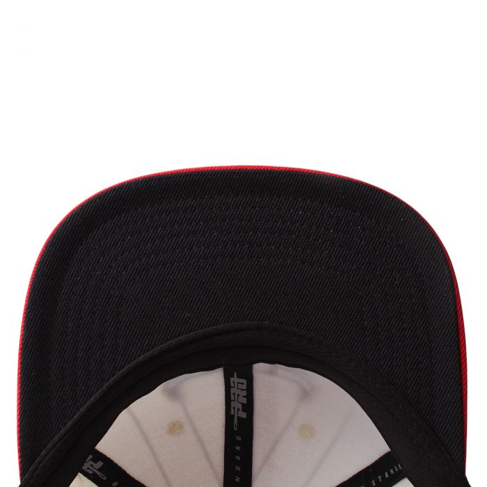 Bulls Pinstripe Snapback White