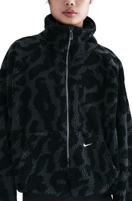 Sportswear High-Pile Fleece Jacket Black