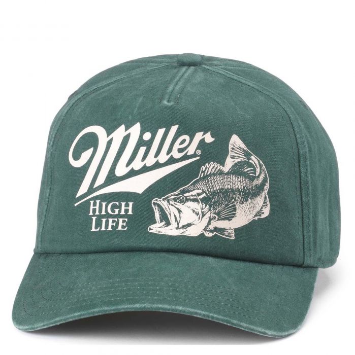 Miller High Life Fishing Cap Forest Green