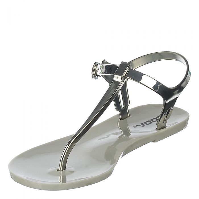 Ian-S Flat Sandals Silver