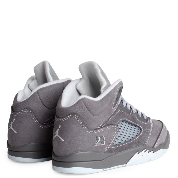 Pre-School Air Jordan 5 Retro Wolf Grey  Lt Graphite/White-Wolf Grey